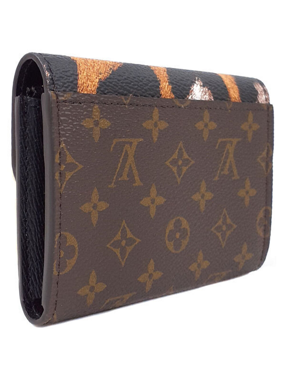 Louis Vuitton Rosalie fold Monogram Wallet Portemonnaie Short Bi Brown